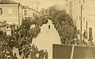 Dubno, 1935 r. Ul. Aleksandrowicza - uroczystoci aobne w zwizku ze mierci marszaka Jzefa Pisudskiego.