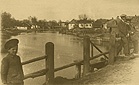 Kowel, 1916 r. Krajobraz nad kanaem Turii. Pocztwka austriacka.