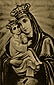 Poczajw, zdjcie nie datowane. Cudami syncy obraz Matki Boskiej Poczajowskiej, znajdujcy si w awrze Poczajowskiej od 1559 r. Obok prawosawnych przed obraz przybywali take katolicy.