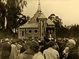 Karowszczyzna, osada w gminie Aleksandria. Koci pw. Najwitszej Panny Marii Krlowej Polski, postawiony w latach 1934-1937 ze skadek osadnikw wojskowych, zniszczony przez Ukraicw.