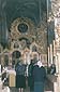 Międzyrzecz Ostrogski, 2000 r. Cerkiew pw. św. Trójcy. Ołtarz pofranciszkański, przed nim carskie wrota.